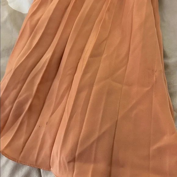 Hello Molly One-Shoulder Peach / Orange Bridesmaid Dress - Picture 8 of 8